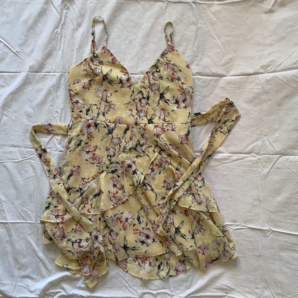 Lined Floral Sundress